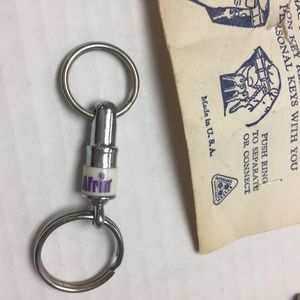 Lot of 4 vintage keychains-advertising